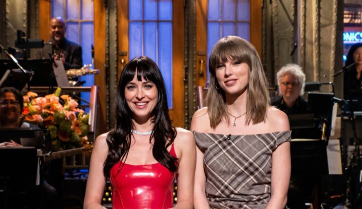 Dakota Johnson Taylor Swift SNL